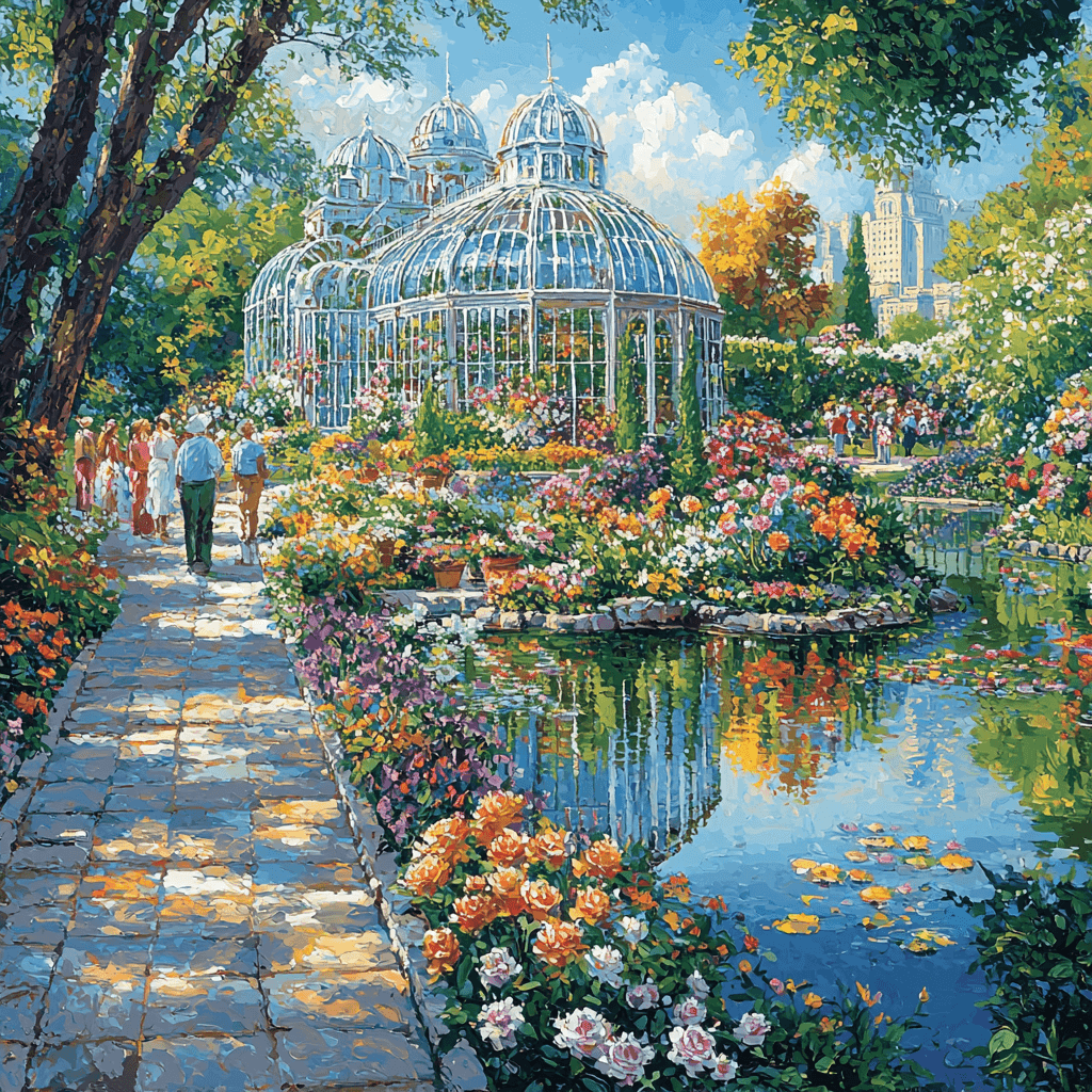 New York Botanical Garden - New York, USA DIY Paint By Numbers