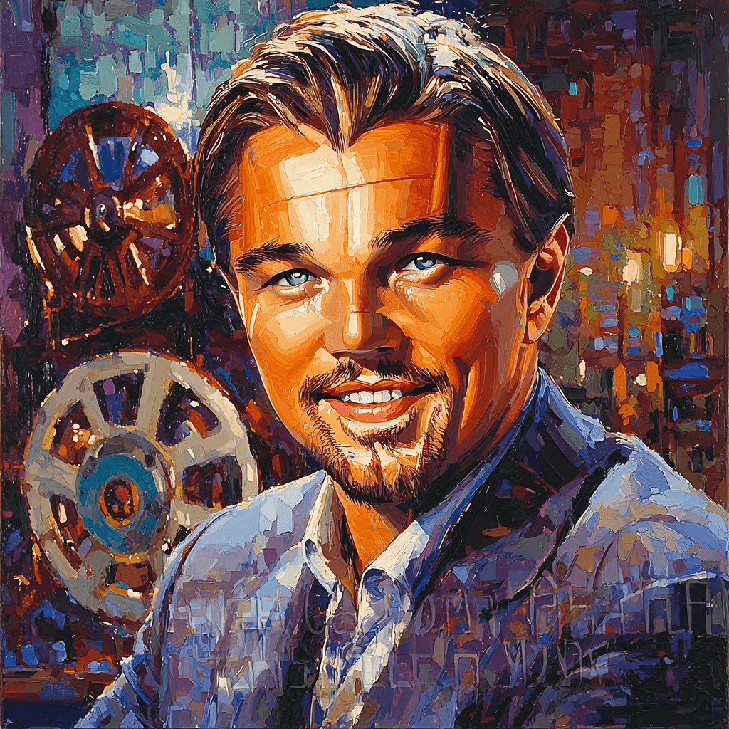 Leonardo DiCaprio: The Ambitious Dreamer Of Great Films Paint By Numbers Kits