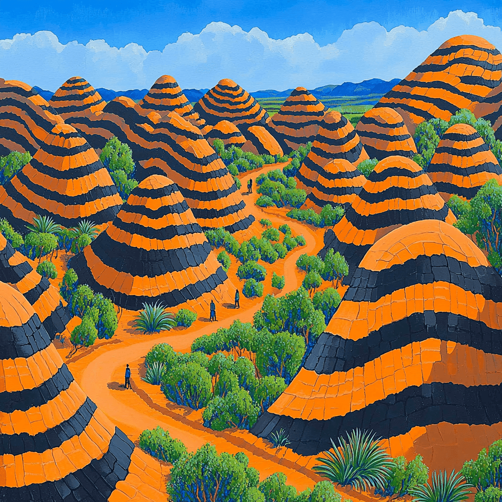 Purnululu National Park Paint By Color