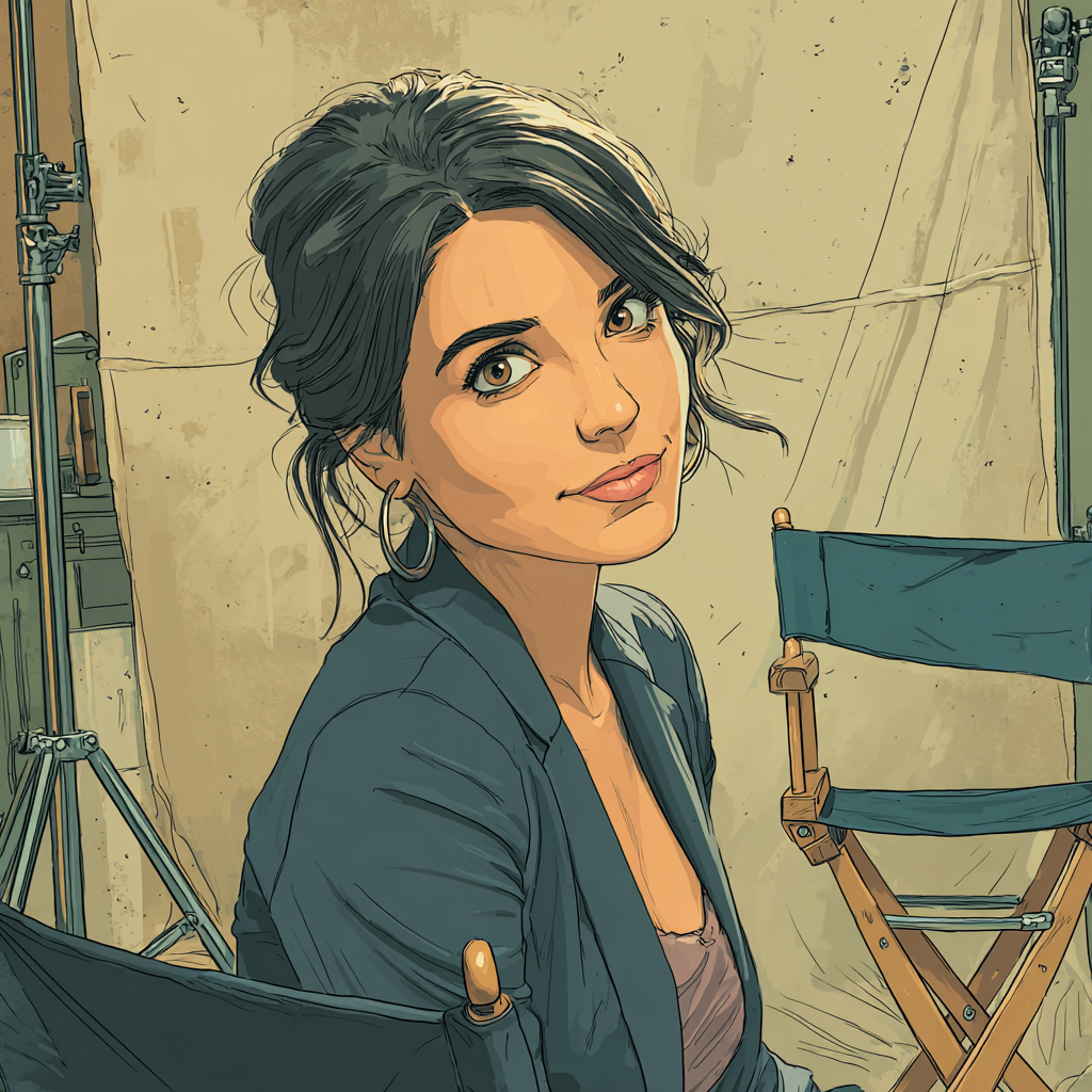 Sandra Bullock: Compass Of Warm Wit And Resolve paint by numbers