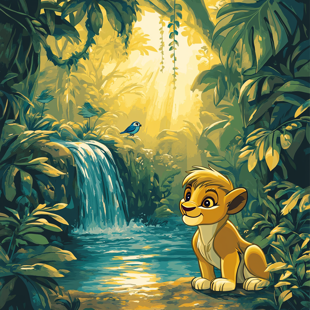 Simba Jungle Discovery Disney Inspired Paint by numbers kits