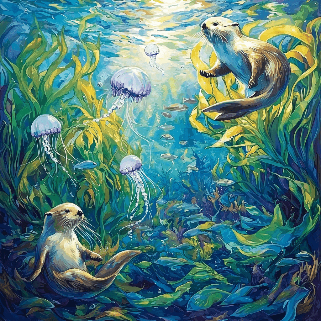 Monterey Bay Aquarium Numbered Painting Kits