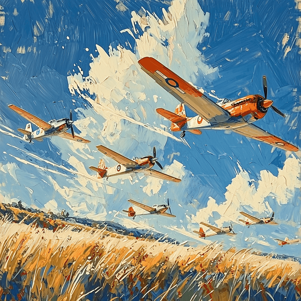 Charles E. Burchfield Inspired Golden Age Of Flight Paint By Numbers