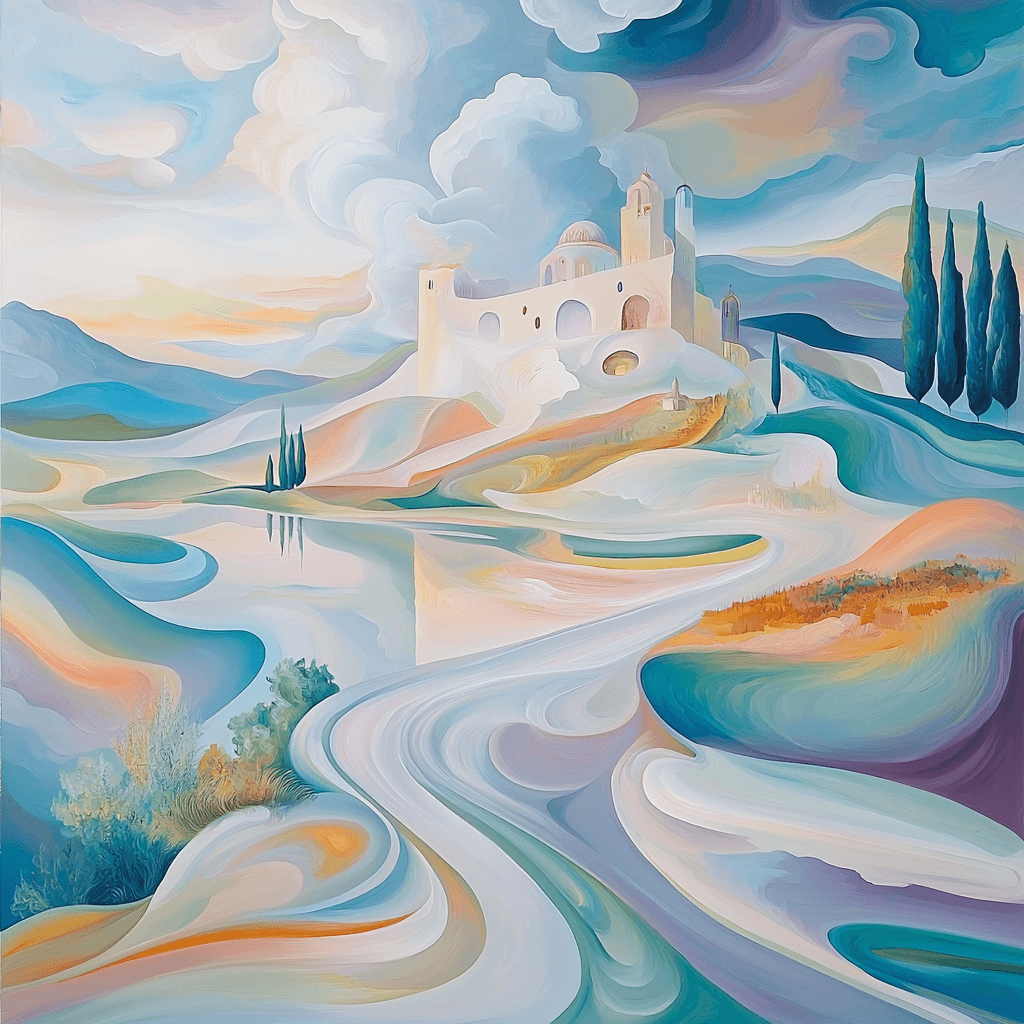 Salvador Dalí Inspired Surreal Dreamscapes Paint By Color