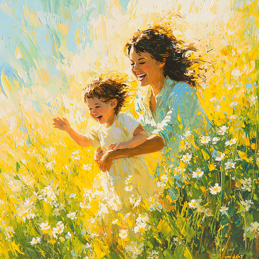 Radiance Of A Mother's Heart Paint By Numbers Kits
