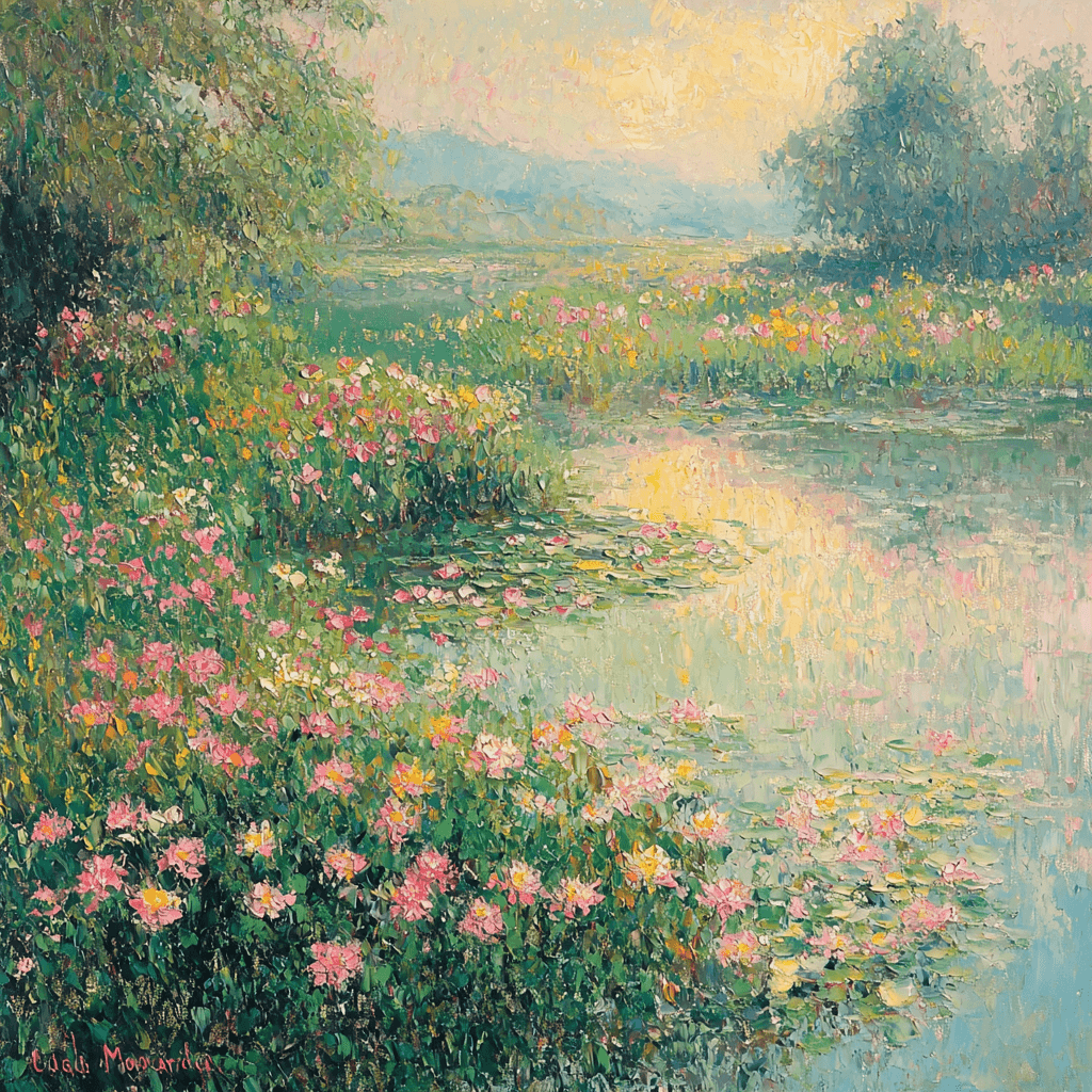 Claude Monet Inspired Nature's Whisper Paint By Numbers Kits