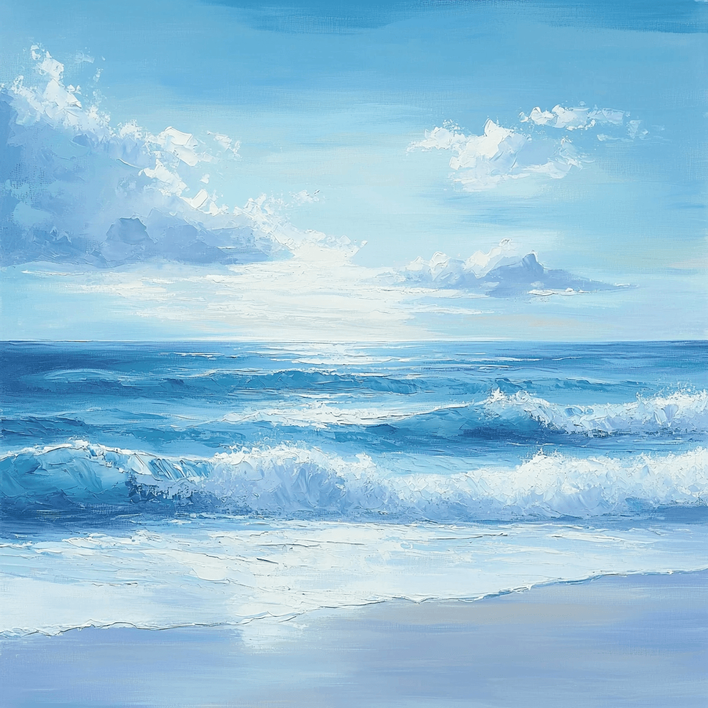 Constable Inspired Timeless Ocean Views Numbered Painting Kits
