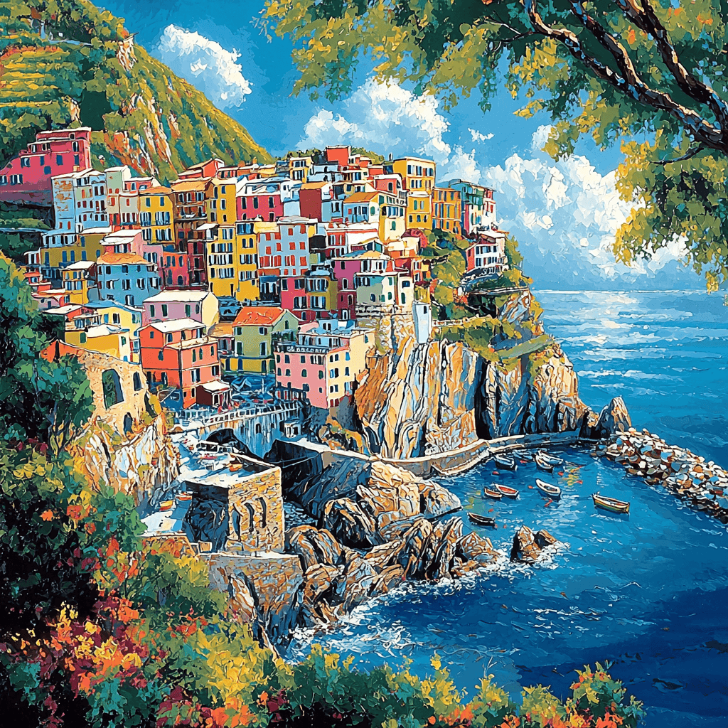 Cinque Terre Trails Paint By Numbers
