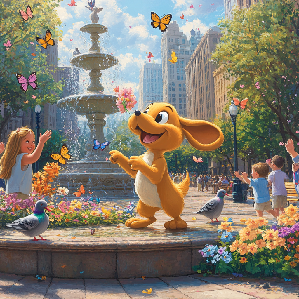 Pluto Park Patrol Painting by numbers kit