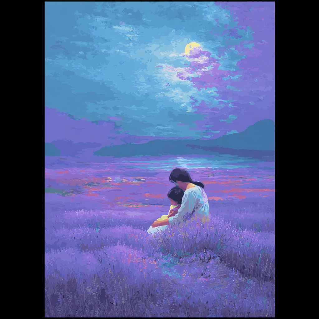 Lullabies In Lavender Paint By Number