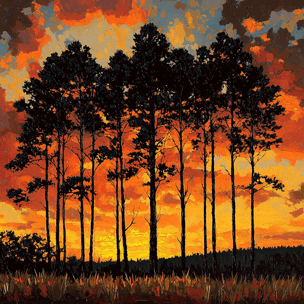 Caravaggio Inspired Nature's Dramatic Twilight Painting Number Kit