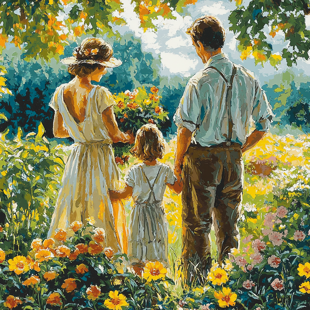 An Afternoon In The Garden Paint By Number