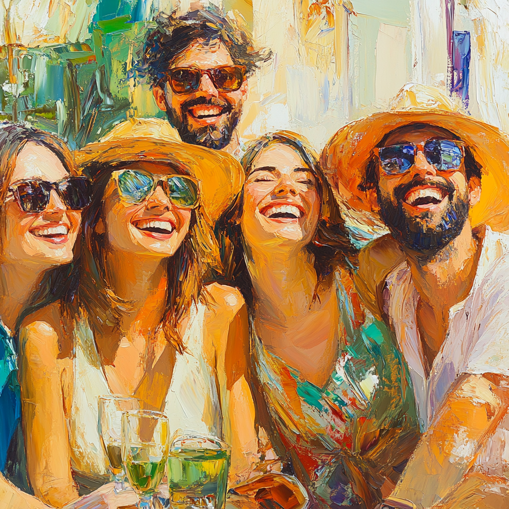 Frans Hals Inspired Merry Company Numbered painting kits