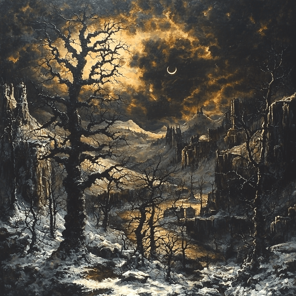 Henry Fuseli Inspired Gothic Winter's Breath Paint By Numbers
