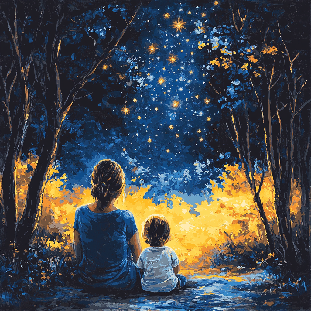 The Guiding Star Painting Number Kit