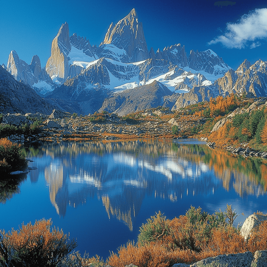 Mount Fitz Roy - Argentina Paint By Numbers Kits
