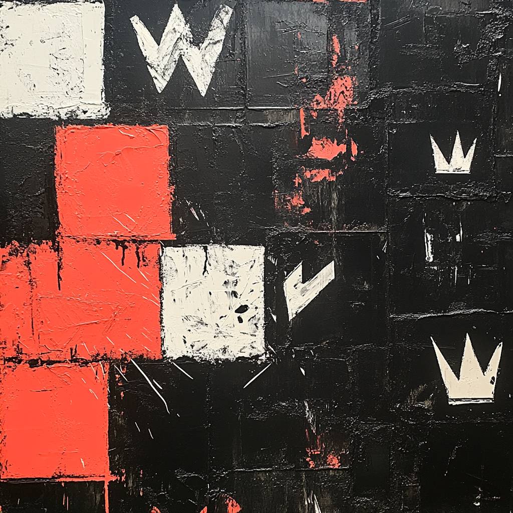 Jean-Michel Basquiat Inspired Silent Riot Painting by numbers kit