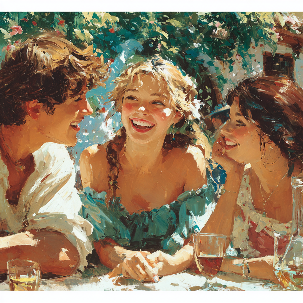 Renoir Inspired Summer Garden Party Paint by numbers kits