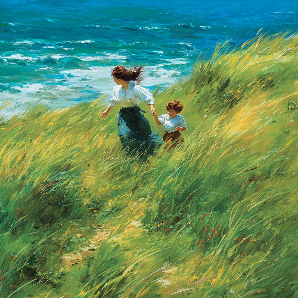 Windswept Meadows Number Painting