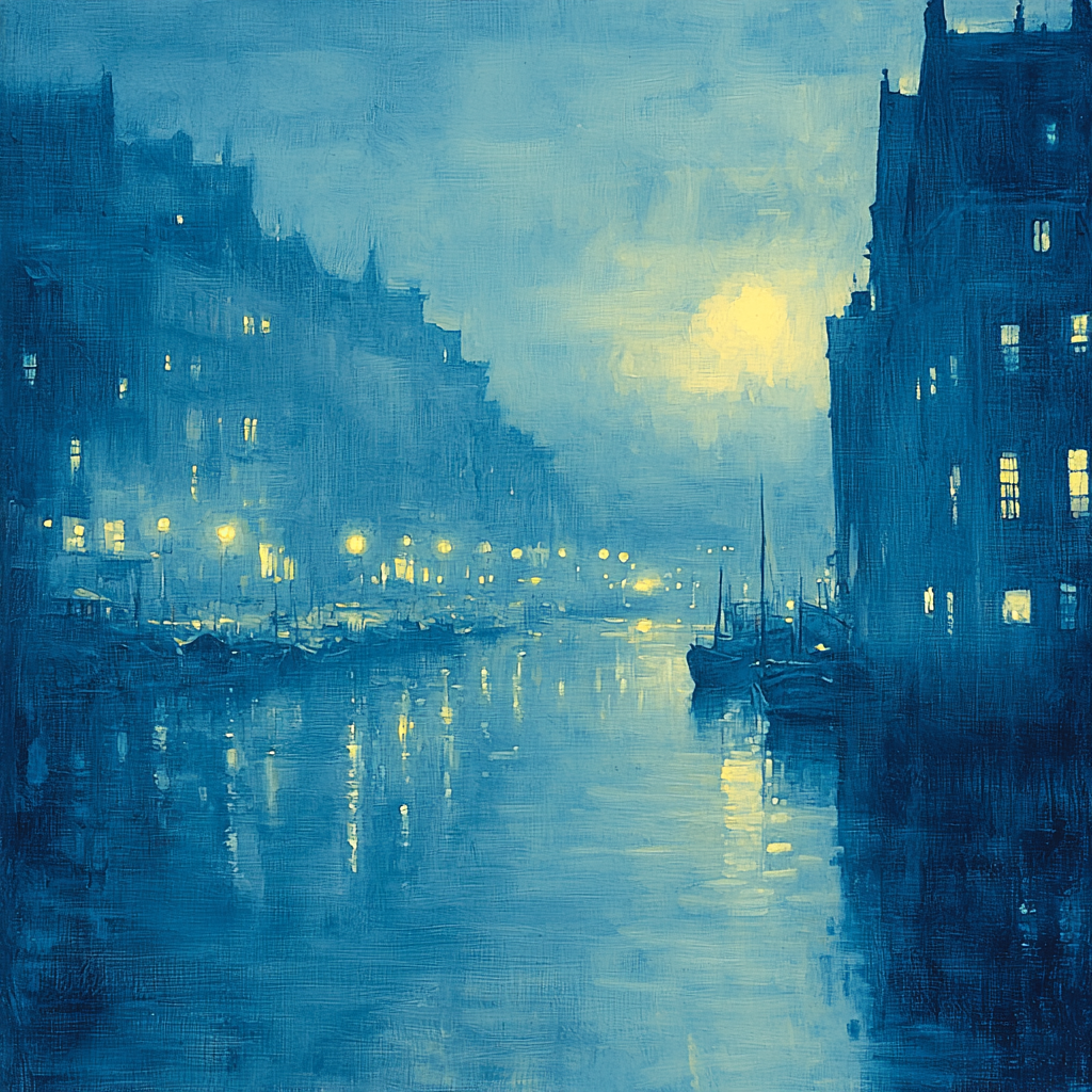 Whistler Inspired Whistler's Quiet City Number Painting
