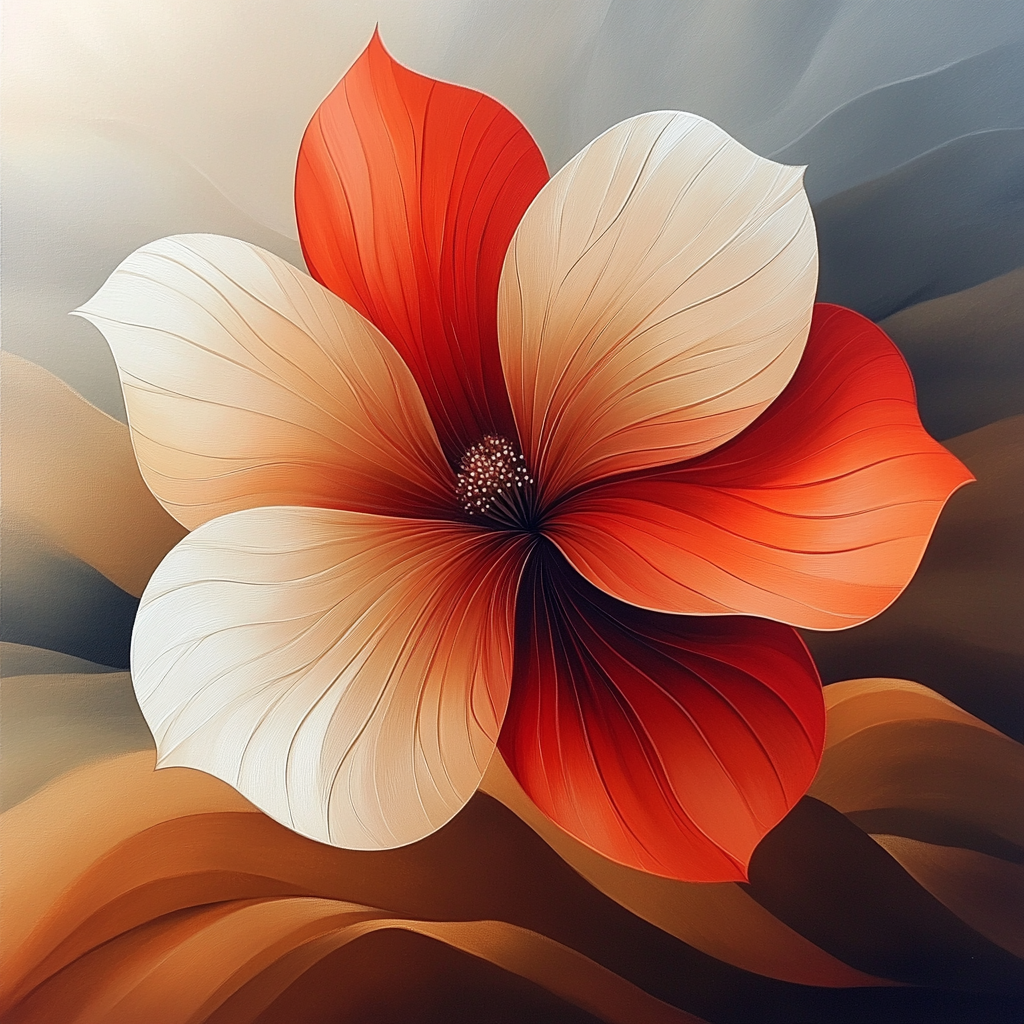 Georgia OKeeffe Inspired Desert Flowers paint by number