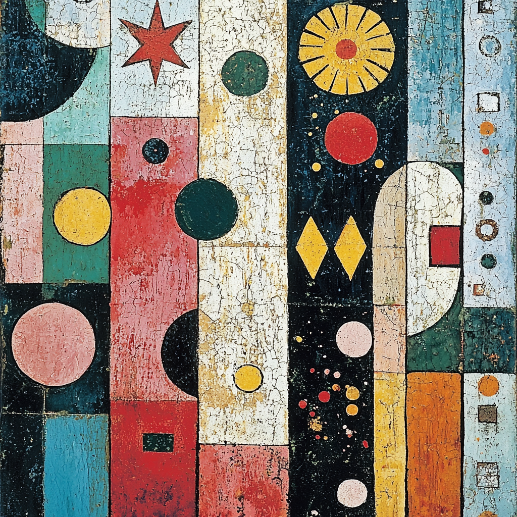 Paul Klee Inspired Embrace Of Shapes Paint By Color