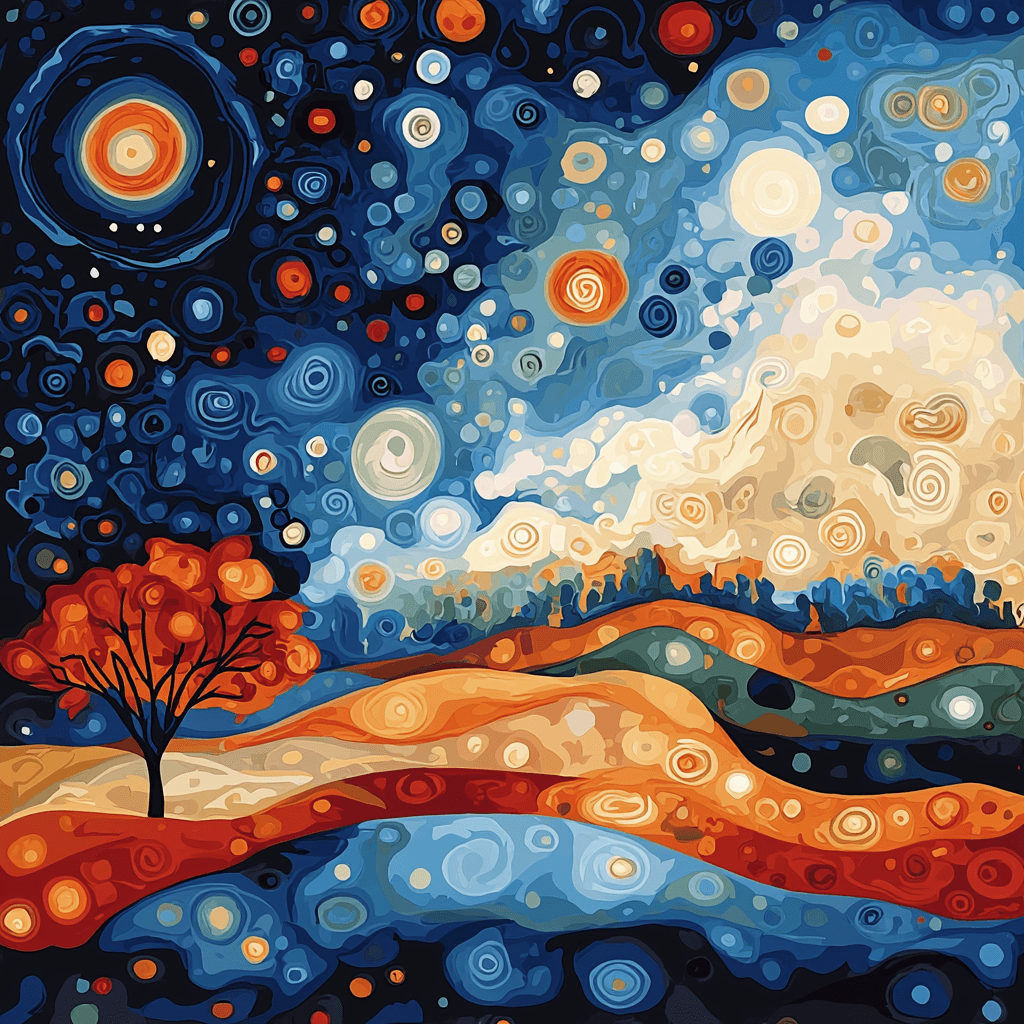 Paul Klee Inspired Symphony Of The Cosmos Painting Number Kit