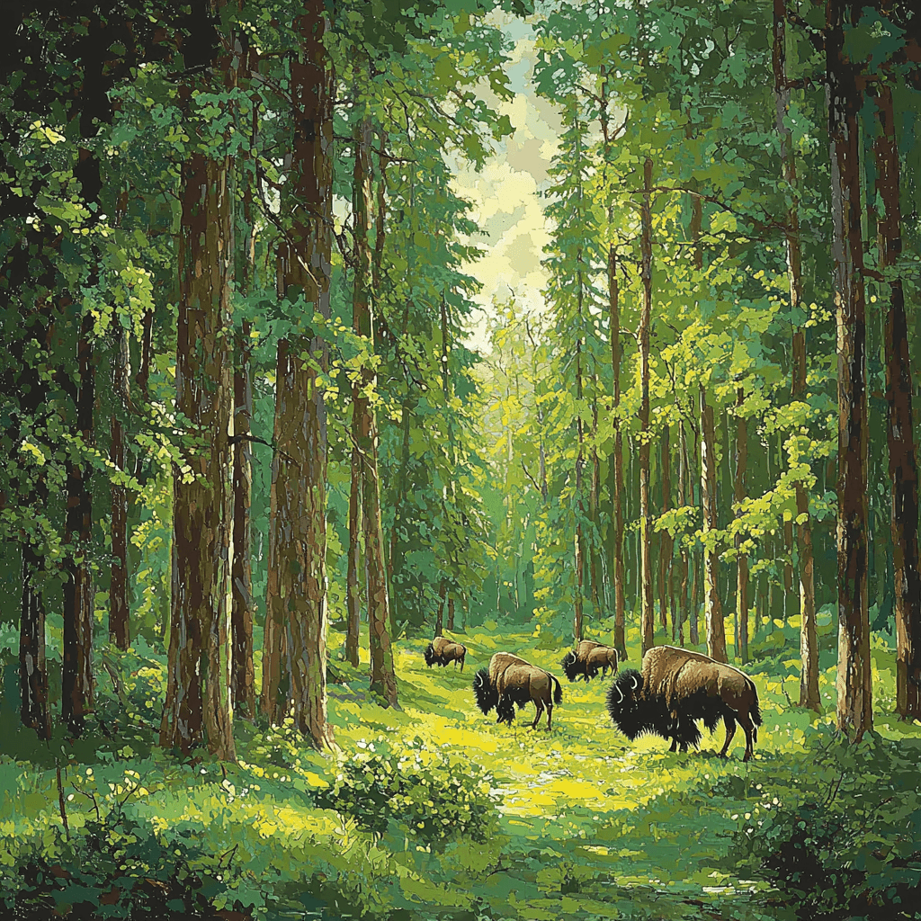Białowieża Forest - Poland/Belarus Paint By Number
