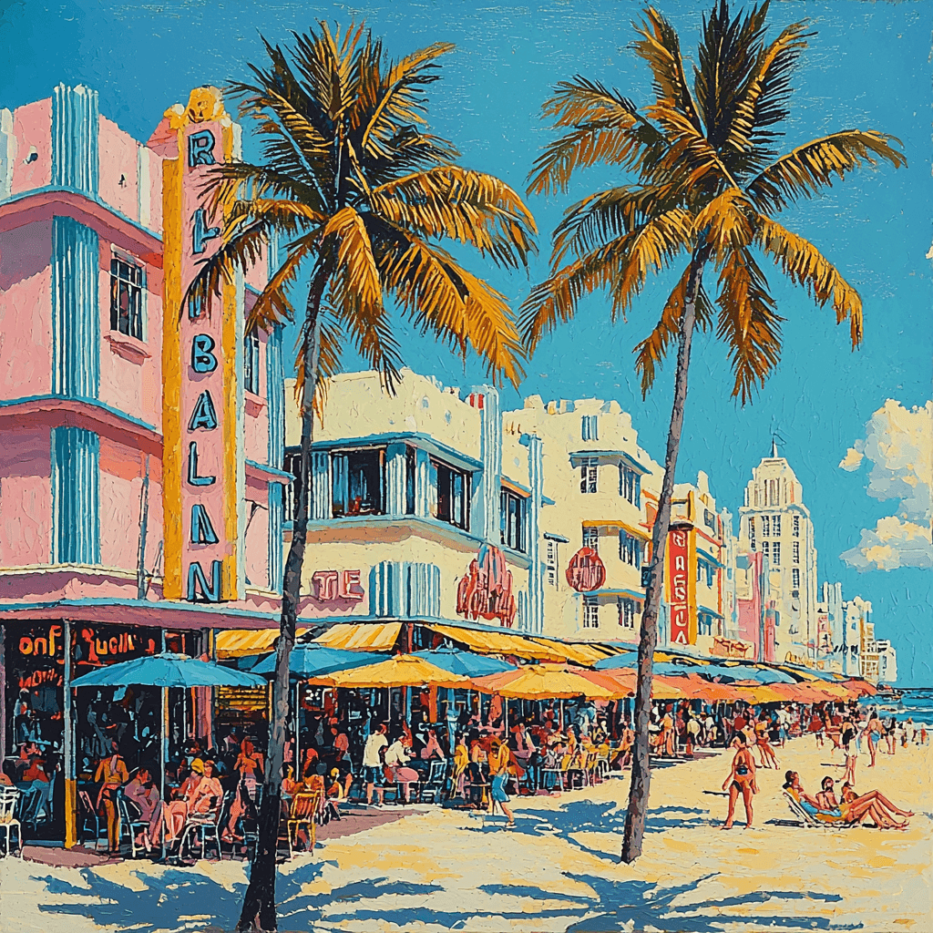 The Art Deco District DIY Paint By Numbers