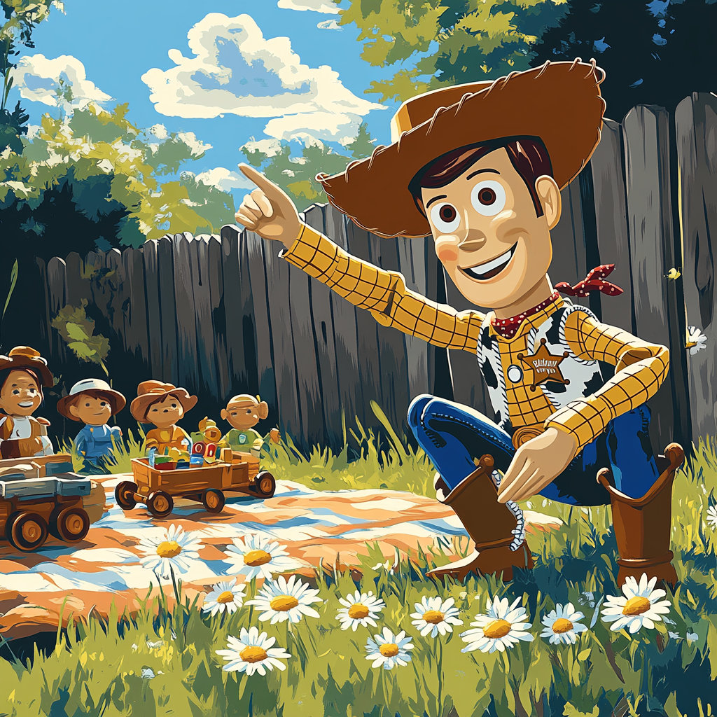 Woody Backyard Rescue paint by numbers