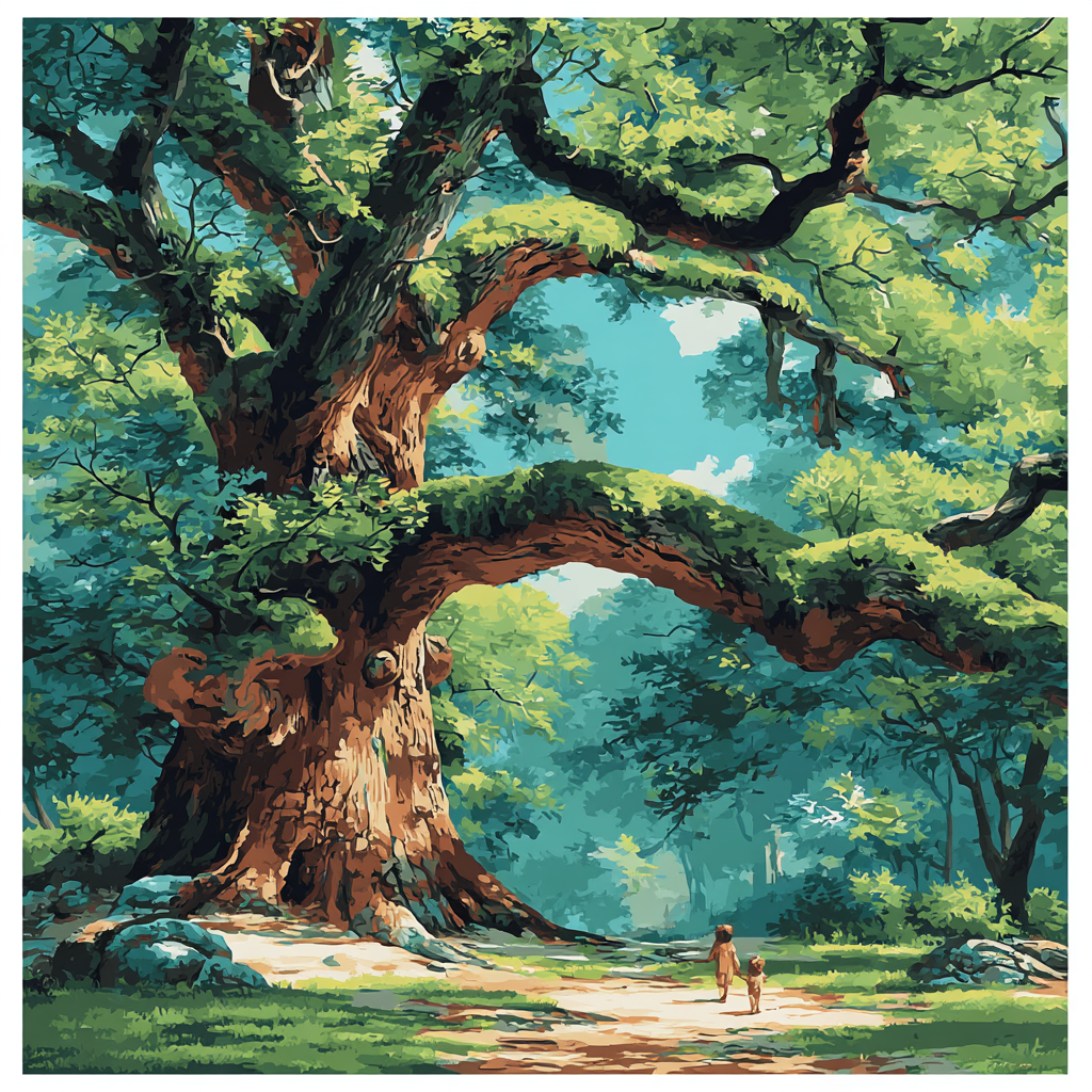Guardian Of The Grove Painting By Numbers Kit