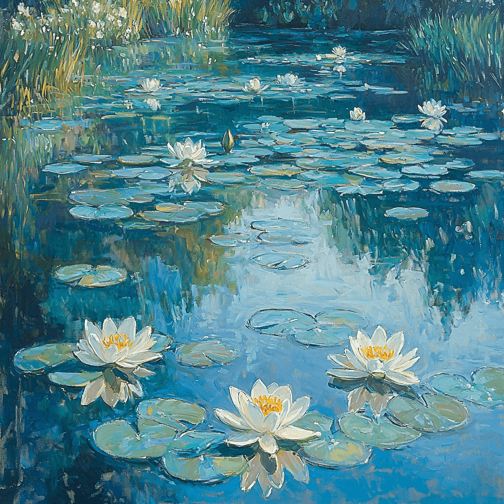 Mary Cassatt Inspired Tranquil Water Lily Pond Painting By Numbers Kit