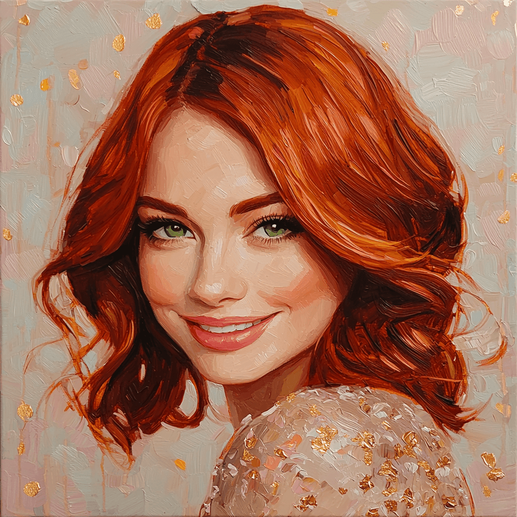 Emma Stone: Dancer Of Dreams And Stardom DIY Paint By Numbers