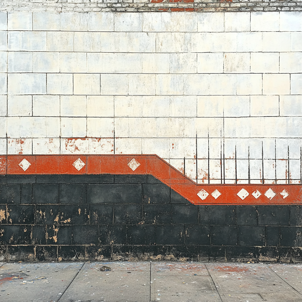 Banksy Inspired Borders And Walls DIY paint by numbers