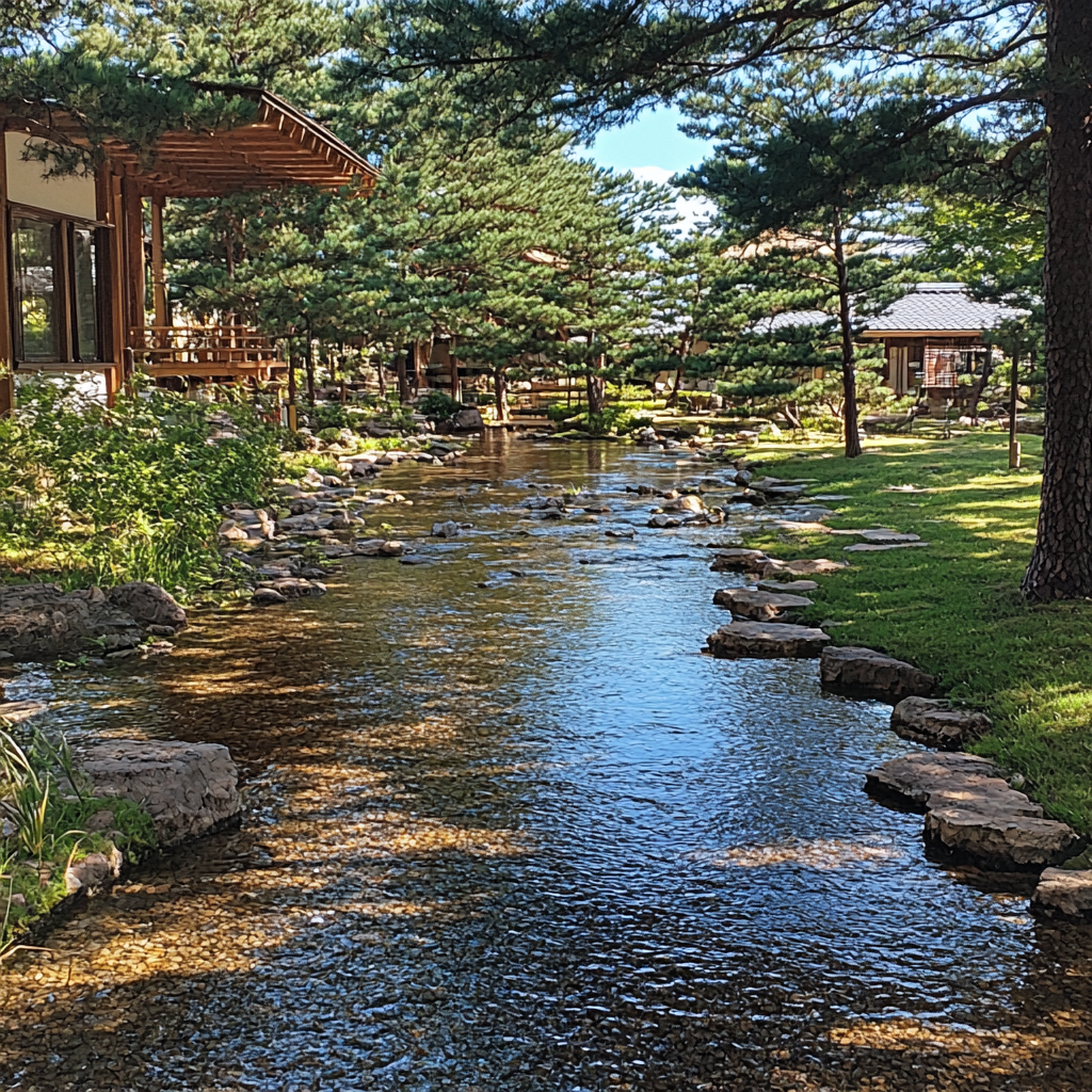 Zhao Mengfu Inspired Ripples Of Time Number Painting