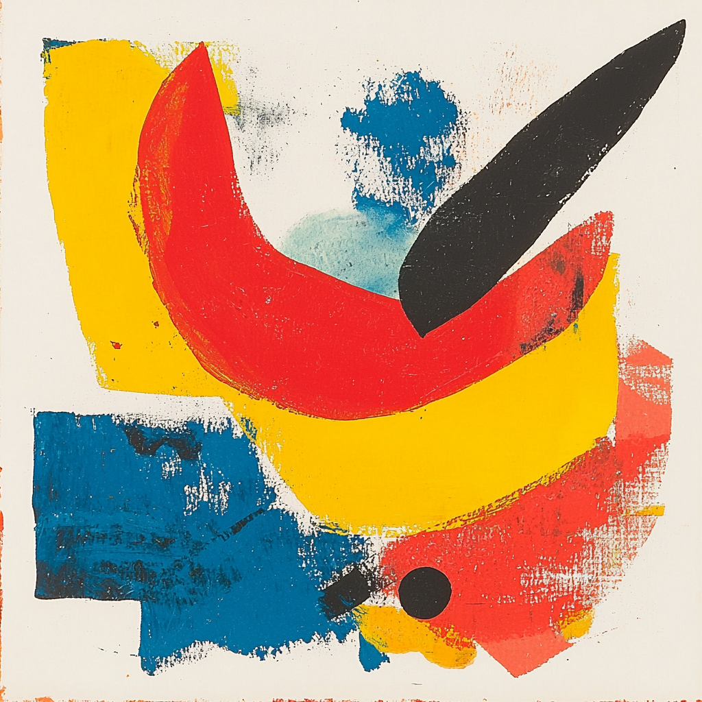 Joan Miró Inspired Emotions In Motion Paint By Numbers Art