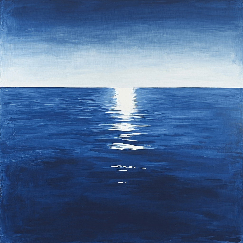 Yves Klein Inspired Blue Reverie Paint By Color