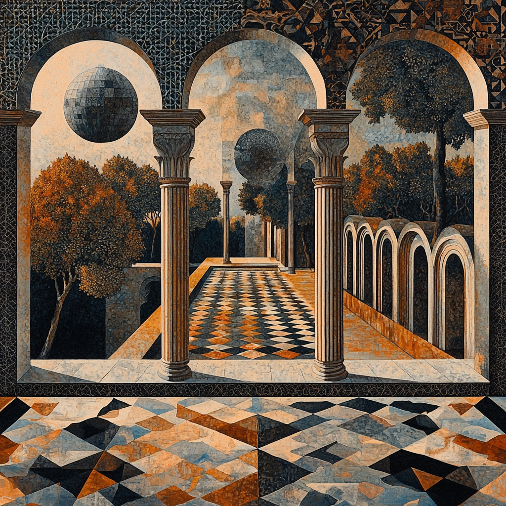 M.C. Escher Inspired Visions Of Perception Numbered Painting Kits