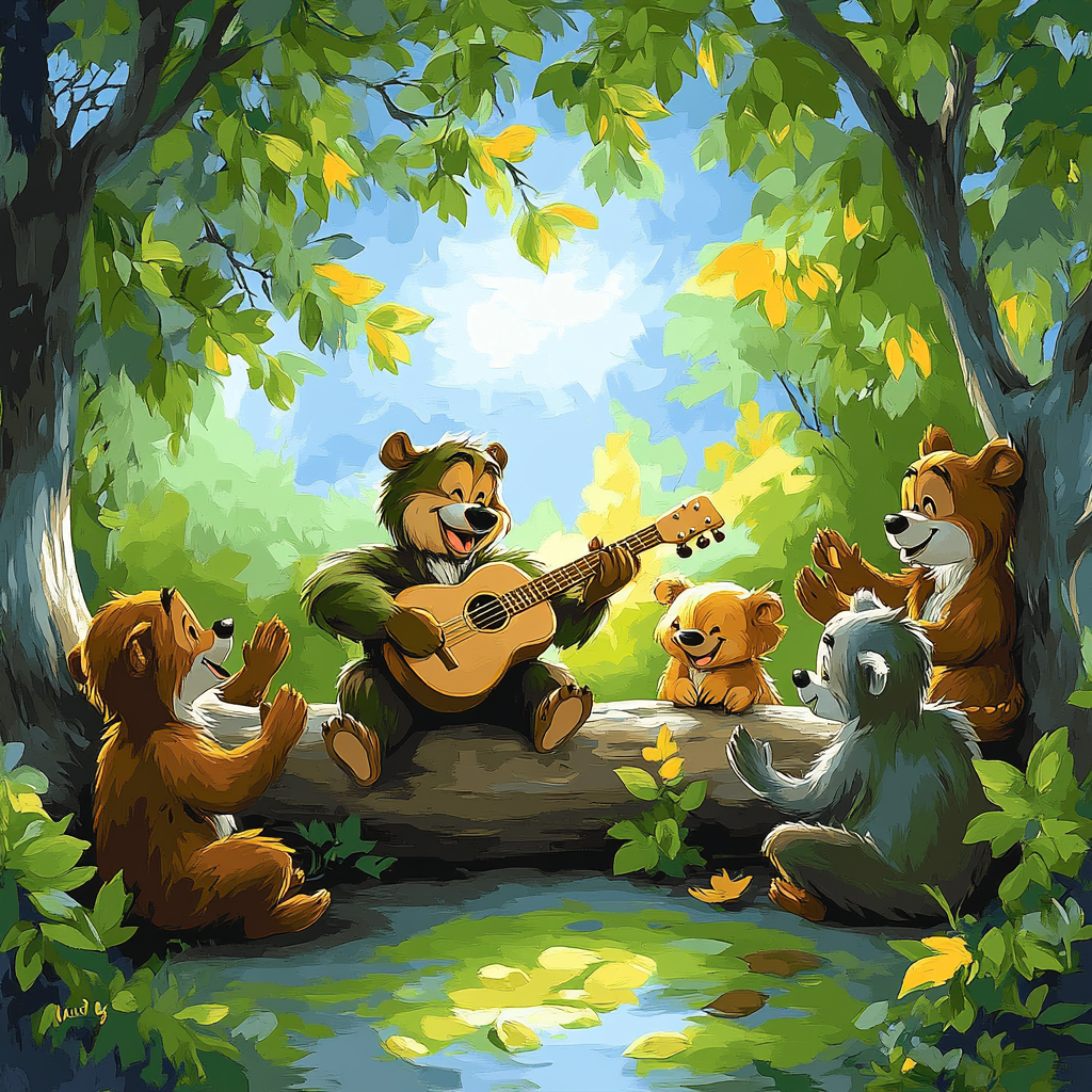 Baloo Jungle Singalong Numbered painting kits