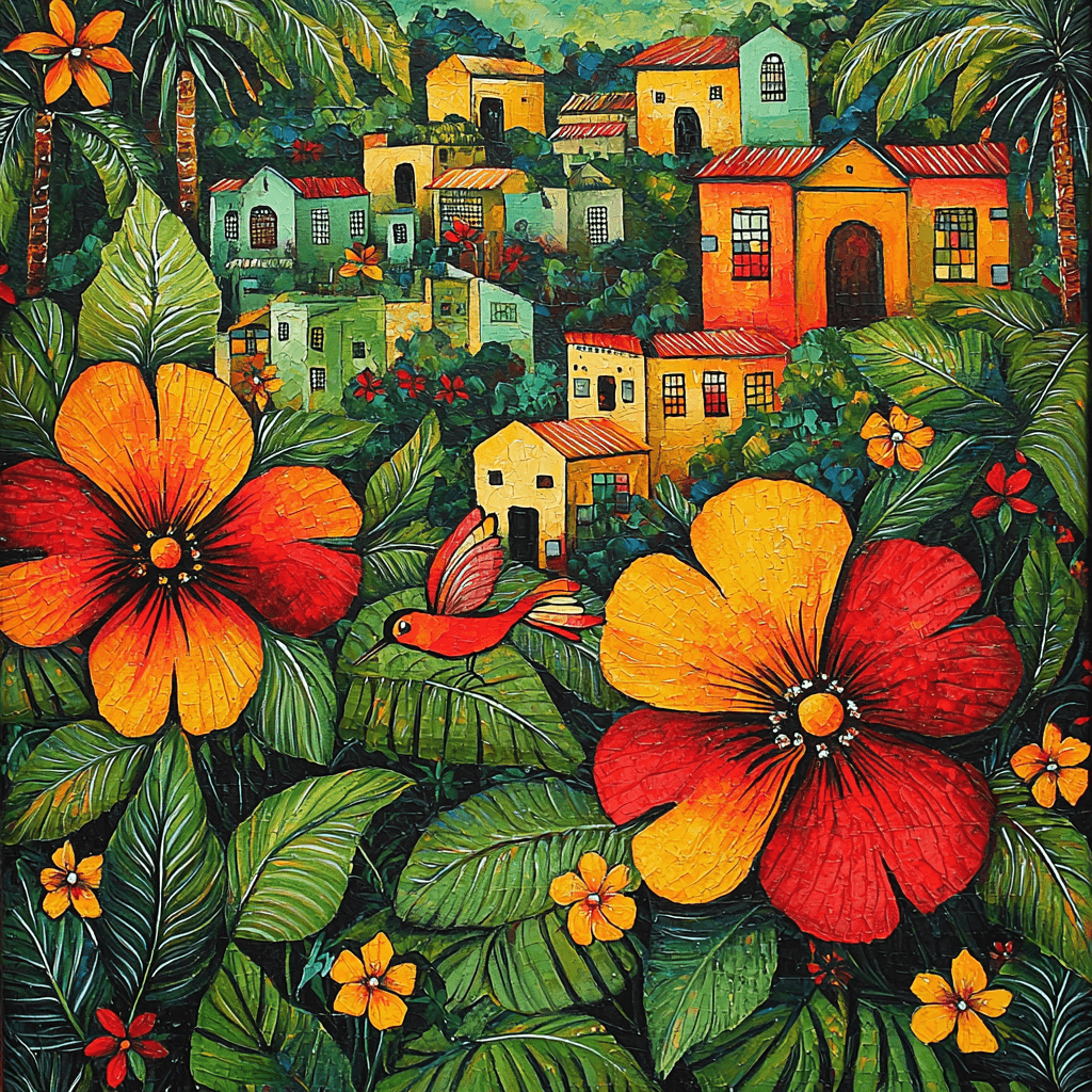 Frida Kahlo Inspired Ethereal Blossom Metropolis Paint By Numbers