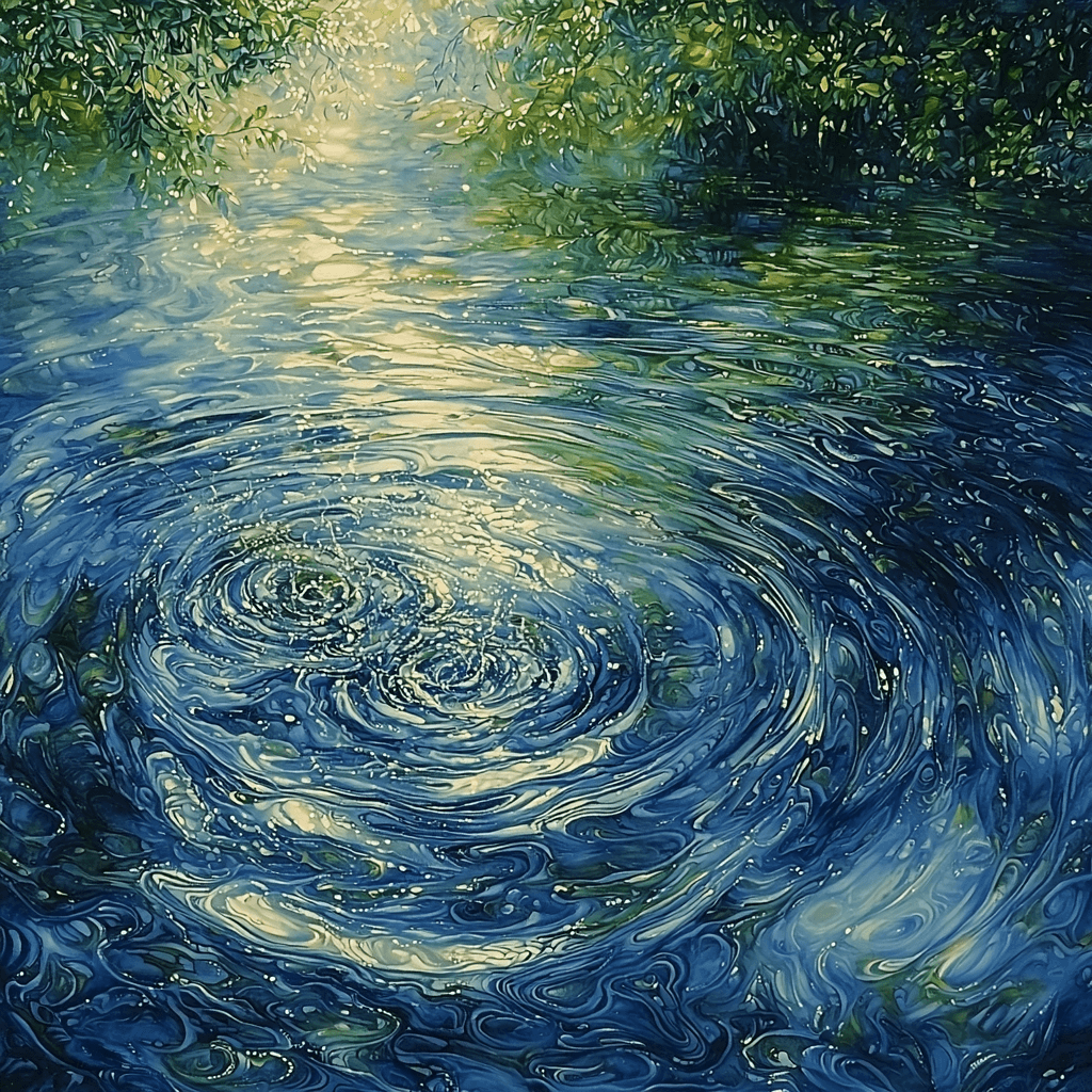 Caravaggio Inspired Ripples Of Change Painting By Numbers Kit