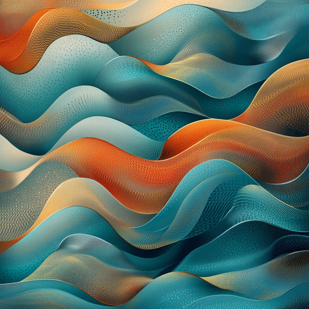 Georges Seurat Inspired Whispering Patterns paint by numbers