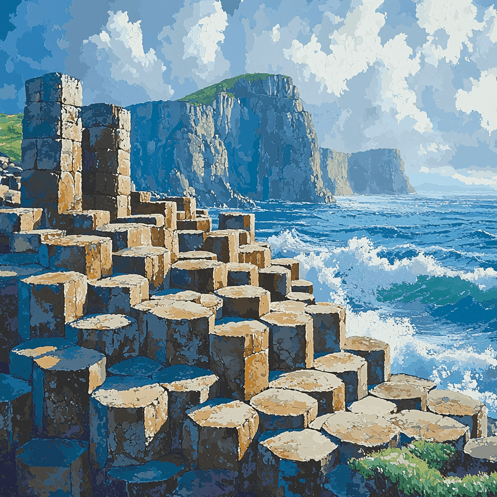 Giants Causeway - County Antrim Numbered Painting Kits