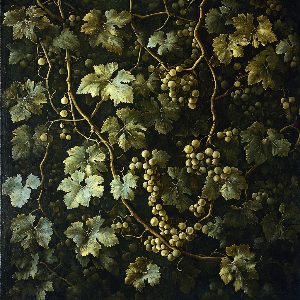 Caravaggio Inspired Tangled Vines Numbered Painting Kits