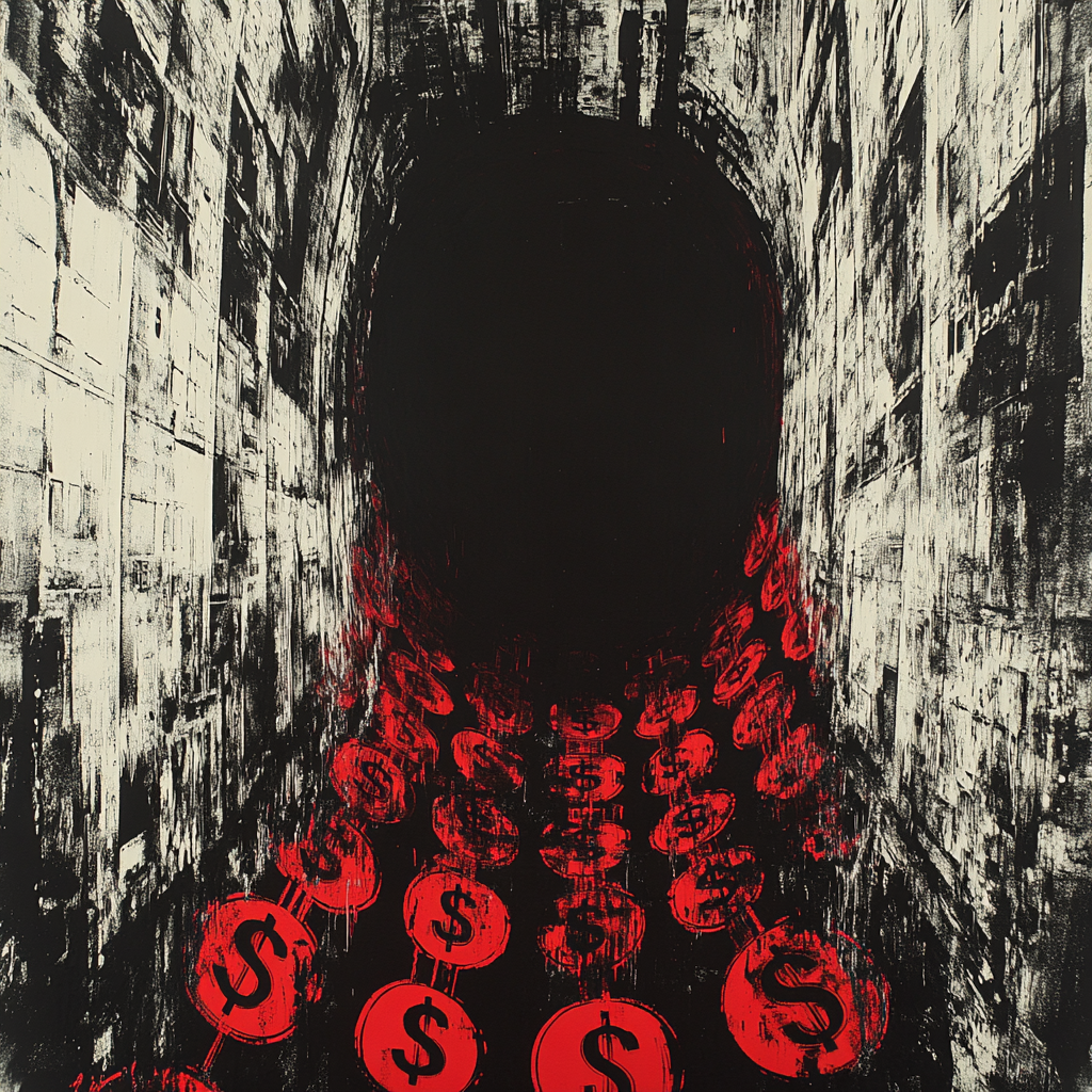 Banksy Inspired Capitalist Void paint by numbers