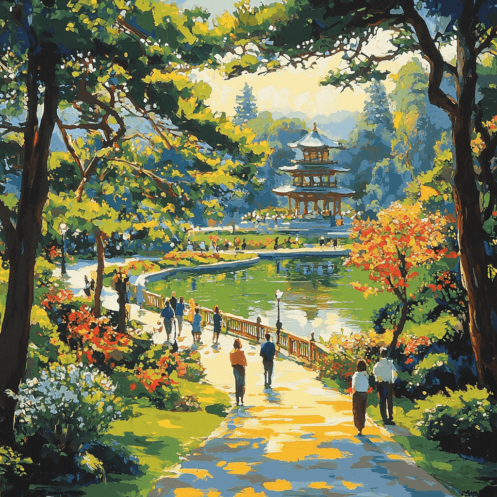 Golden Gate Park Paint By Number