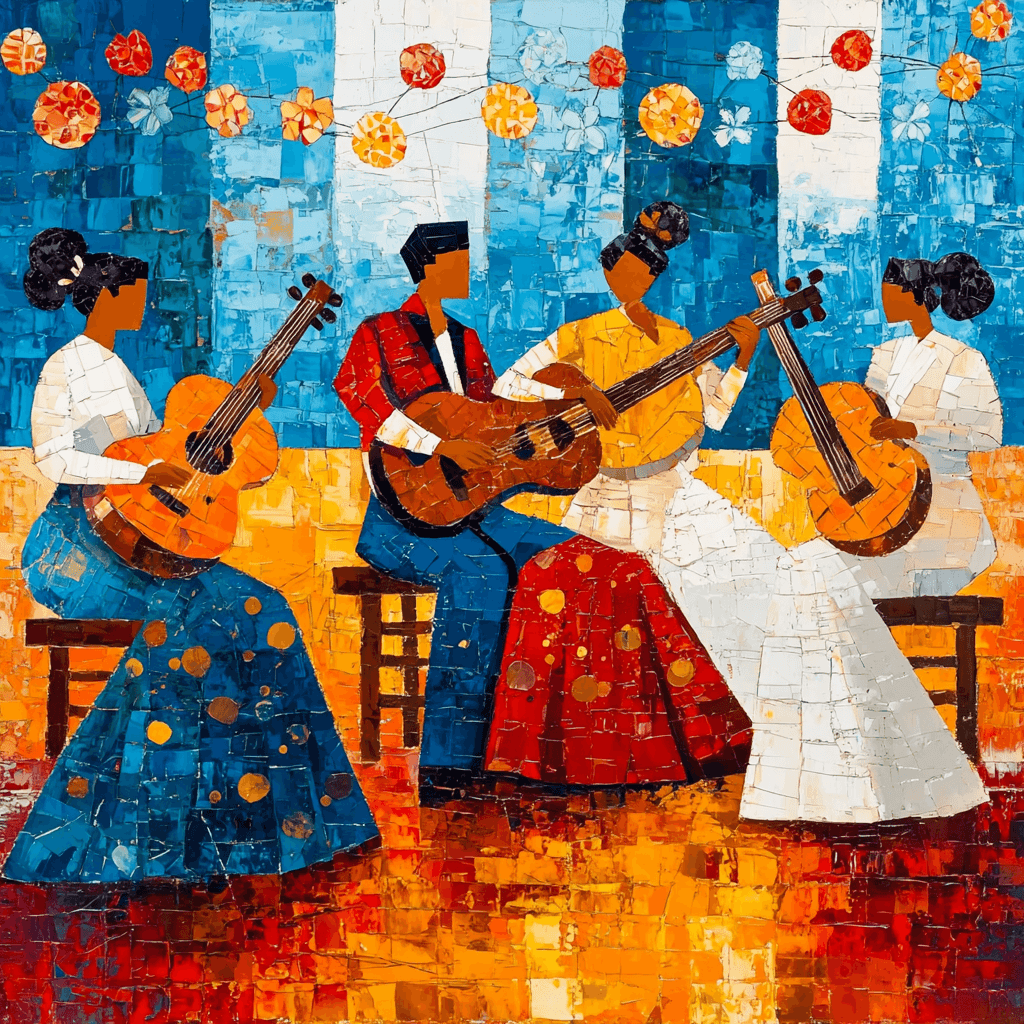 Pablo Picasso Inspired Picasso's Fiesta Paint By Numbers