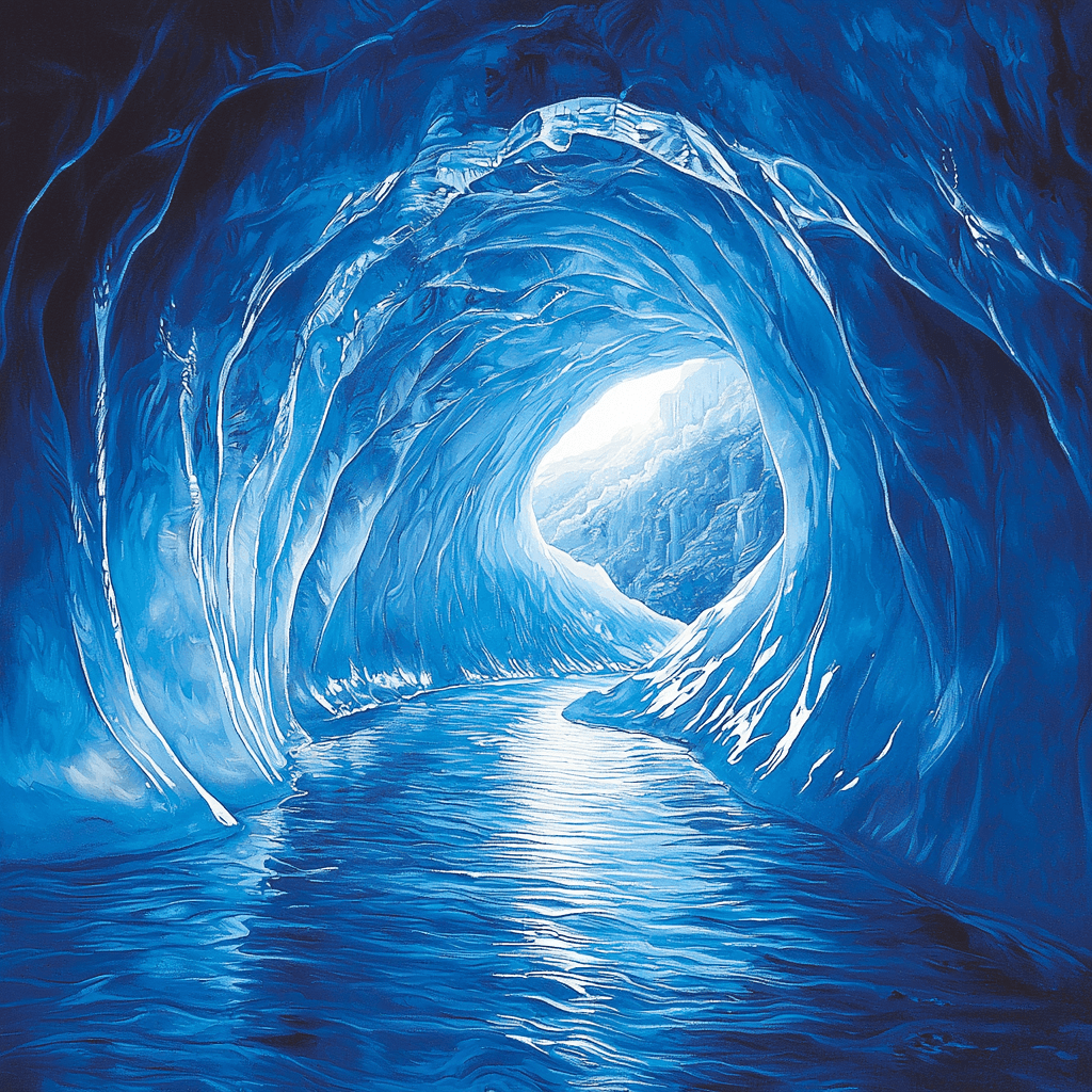 Mendenhall Ice Caves - Alaska Paint By Number