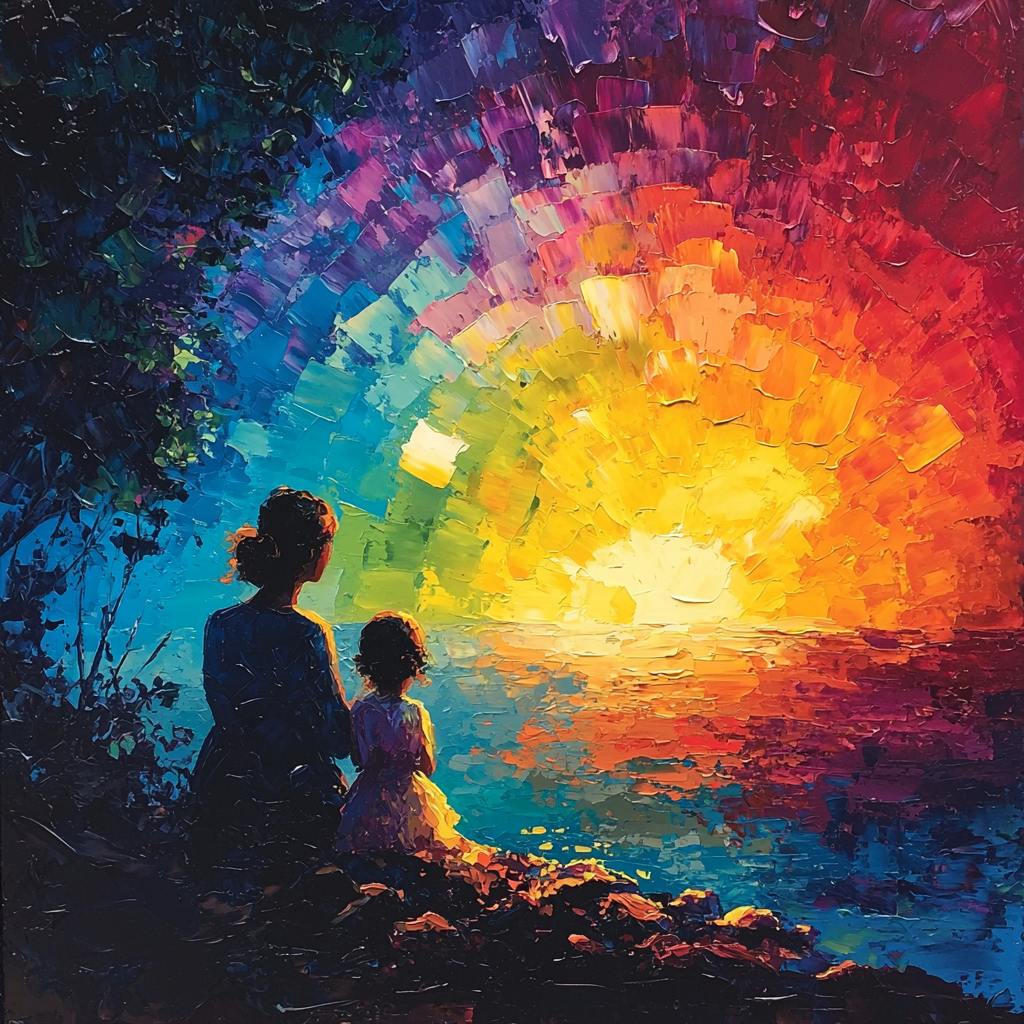 Rainbow Of Memories Painting By Numbers Kit