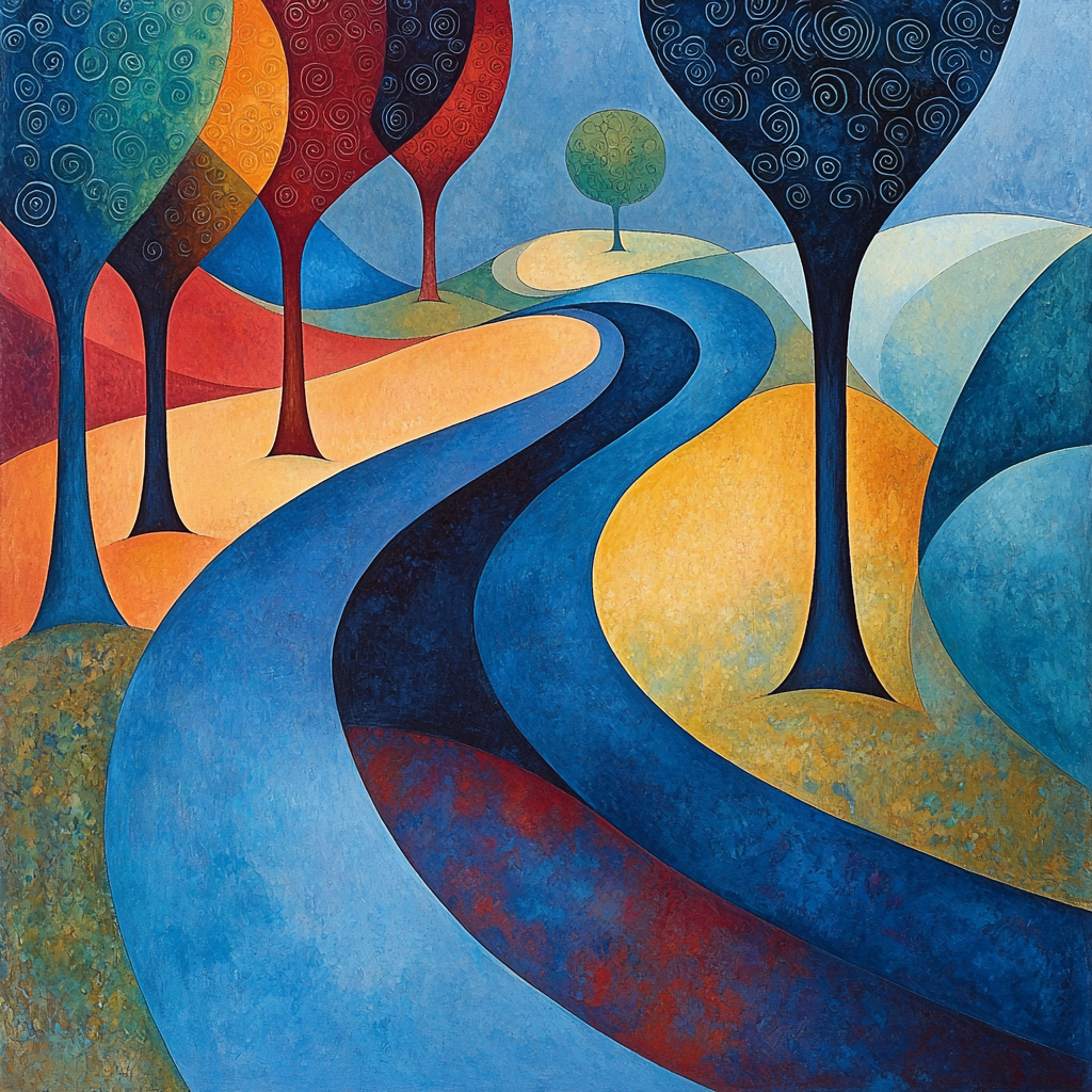 Paul Klee Inspired Echoes Of Dreamland Numbered Painting Kits